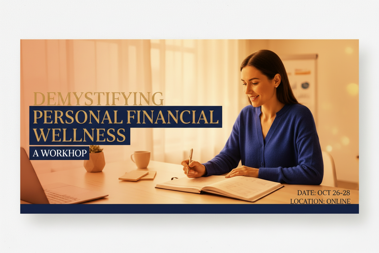 Financial Wellness Workshop | Demystifying Personal Financials | Oct 20 & 22 2026